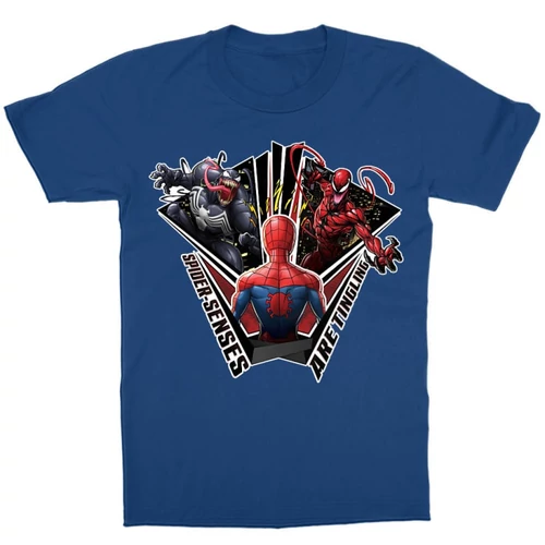 Királykék Pókember gyerek rövid ujjú póló - Spider Sense