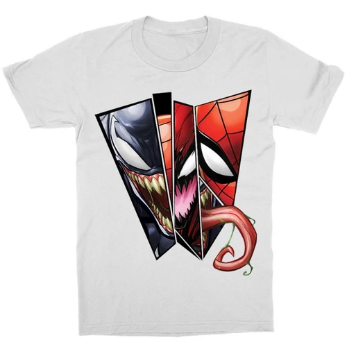 Fehér Pókember gyerek rövid ujjú póló - Venom Comics
