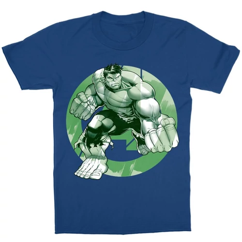 Királykék Bosszúállók gyerek rövid ujjú póló - Hulk Avengers Logo