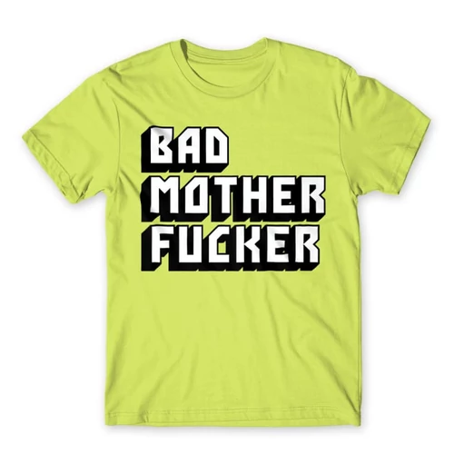 Almazöld Ponyvaregény férfi rövid ujjú póló - Bad Mother Fucker