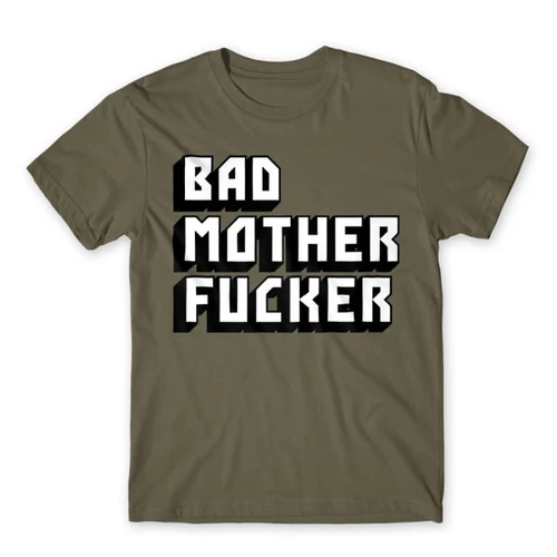 Cink Ponyvaregény férfi rövid ujjú póló - Bad Mother Fucker