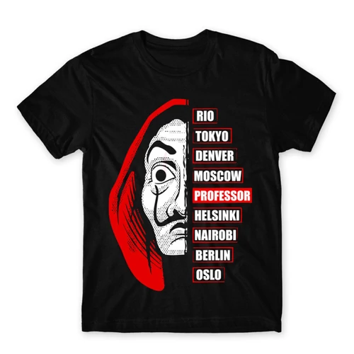 Fekete Money Heist Professor