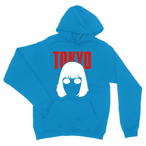 Zafírkék A nagy pénzrablás unisex kapucnis pulóver- Tokyo