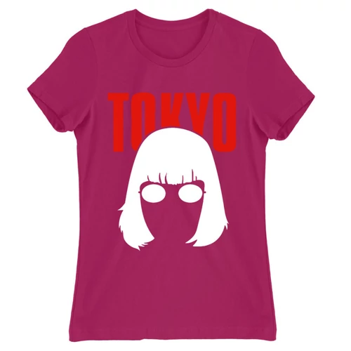 Pink A nagy pénzrablás női rövid ujjú póló - Tokyo