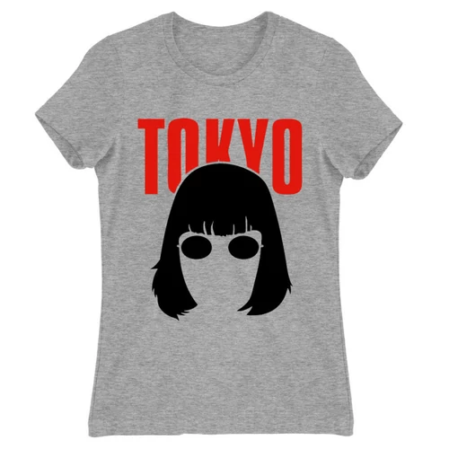 Sportszürke A nagy pénzrablás női rövid ujjú póló - Tokyo