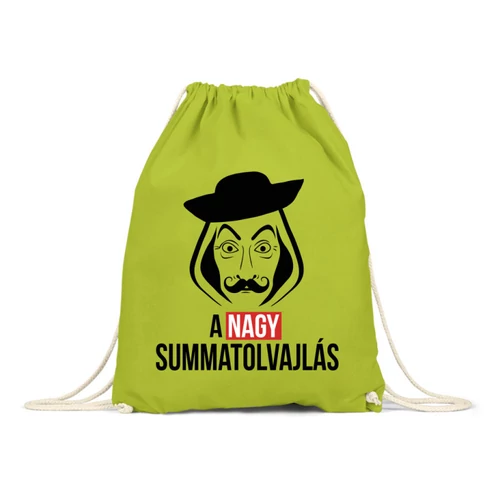 Almazöld A nagy pénzrablás tornazsák - A nagy summatolvajlás