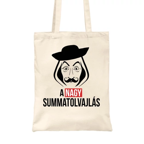 Homok  A nagy pénzrablás vászontáska - A nagy summatolvajlás