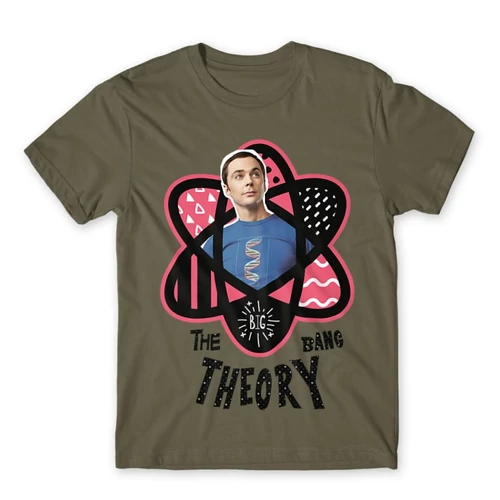 Cink Agymenők férfi rövid ujjú póló - Atomic Sheldon