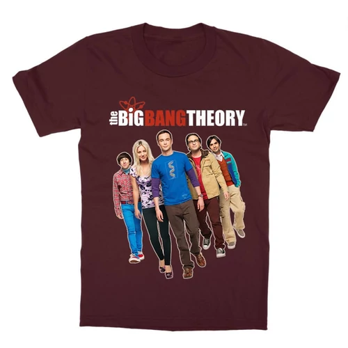 Bordó Agymenők gyerek rövid ujjú póló - BBT Team