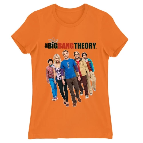 Narancs Agymenők női rövid ujjú póló - BBT Team