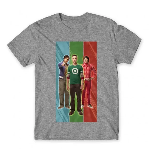 Sportszükre Agymenők férfi rövid ujjú póló - Sheldon Stripe