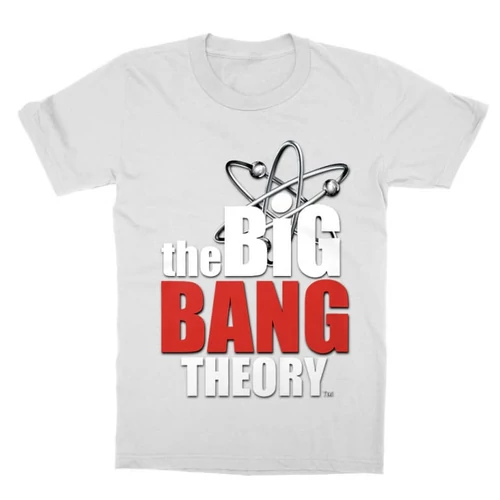 Fehér Agymenők gyerek rövid ujjú póló - The Big Bang Theory Logo