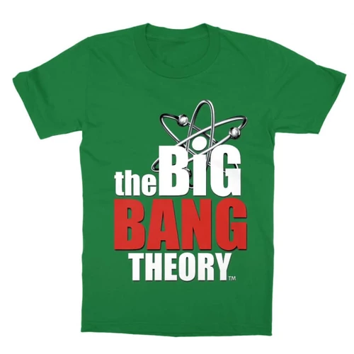 Zöld Agymenők gyerek rövid ujjú póló - The Big Bang Theory Logo