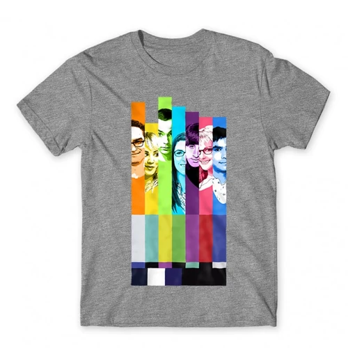 Sportszükre Agymenők férfi rövid ujjú póló - The Big Bang Theory Colors