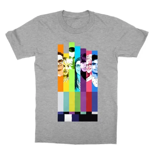 Sportszürke Agymenők gyerek rövid ujjú póló - The Big Bang Theory Colors