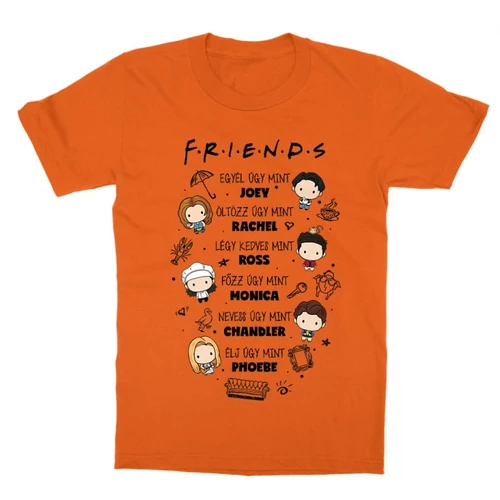 Narancs Jóbarátok gyerek rövid ujjú póló - Úgy mint