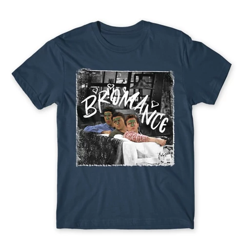 Denim Jóbarátok férfi rövid ujjú póló - Bromance
