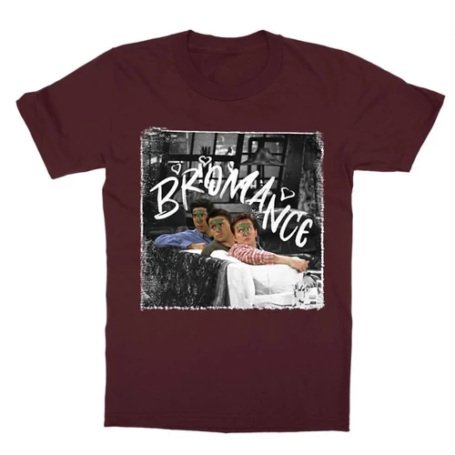 Bordó Jóbarátok gyerek rövid ujjú póló - Bromance