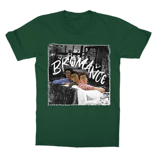 Sötétzöld Jóbarátok gyerek rövid ujjú póló - Bromance