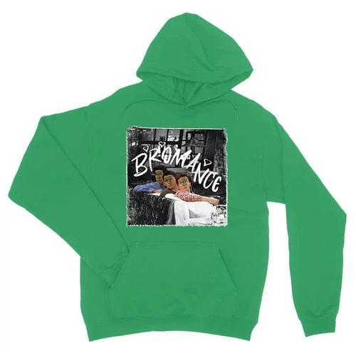Zöld Jóbarátok kapucnis pulóver - Bromance