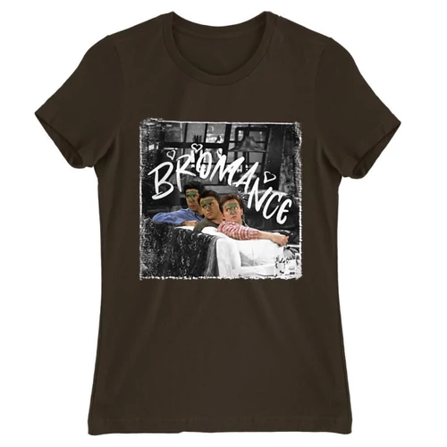 Barna Jóbarátok női rövid ujjú póló - Bromance