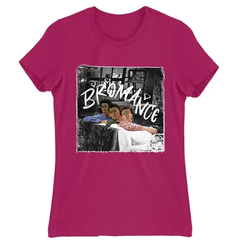 Pink Jóbarátok női rövid ujjú póló - Bromance