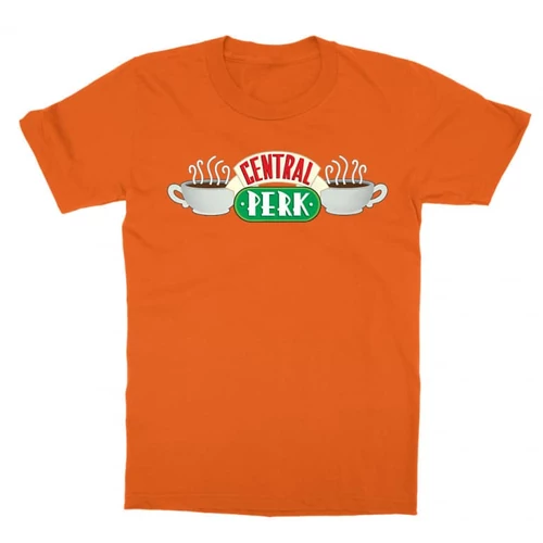 Narancs Jóbarátok gyerek rövid ujjú póló - Central Perk Logo
