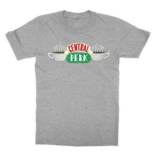 Sportszürke Jóbarátok gyerek rövid ujjú póló - Central Perk Logo