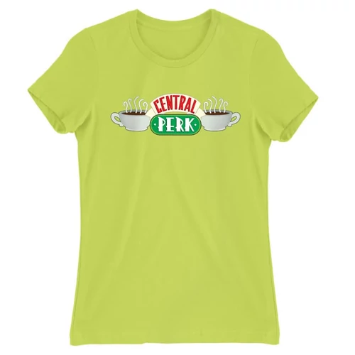 Almazöld Jóbarátok női rövid ujjú póló - Central Perk Logo