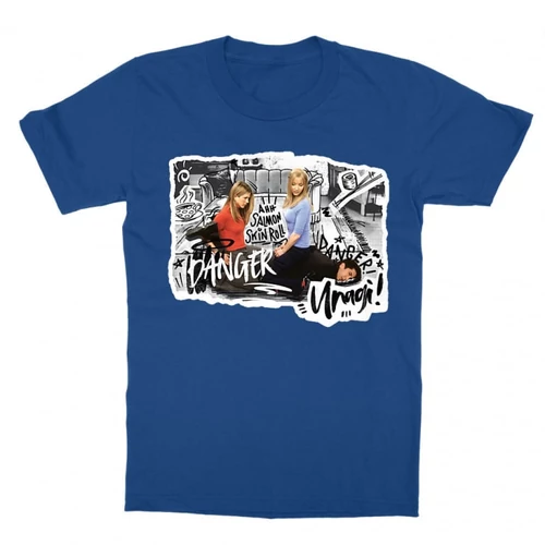 Királykék Jóbarátok gyerek rövid ujjú póló - Danger - Unagi