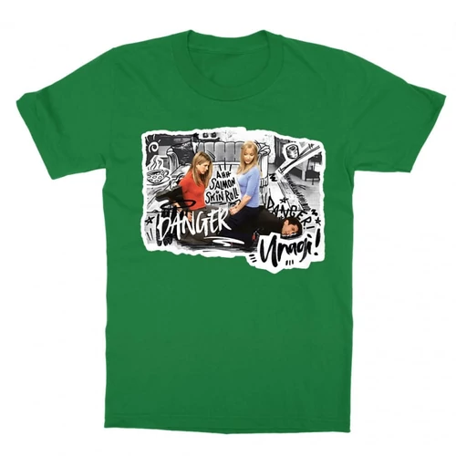 Zöld Jóbarátok gyerek rövid ujjú póló - Danger - Unagi