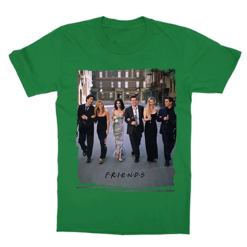 Zöld Jóbarátok gyerek rövid ujjú póló - Friends Poster