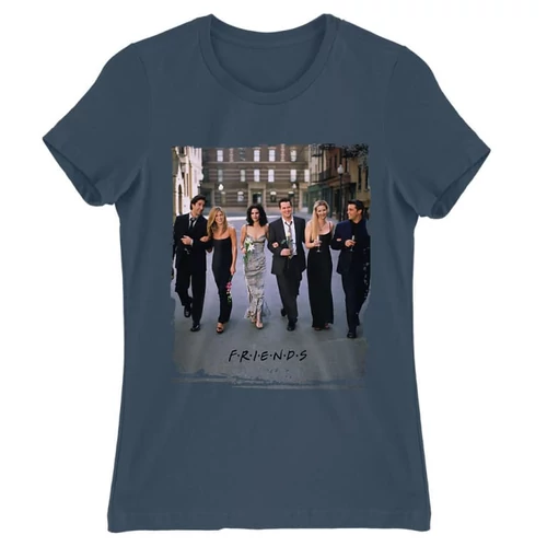 Denim Jóbarátok női rövid ujjú póló - Friends Poster