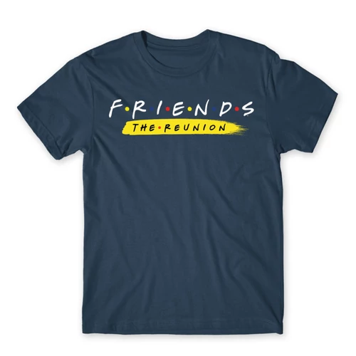 Denim Jóbarátok férfi rövid ujjú póló - Friends Reunion Logo