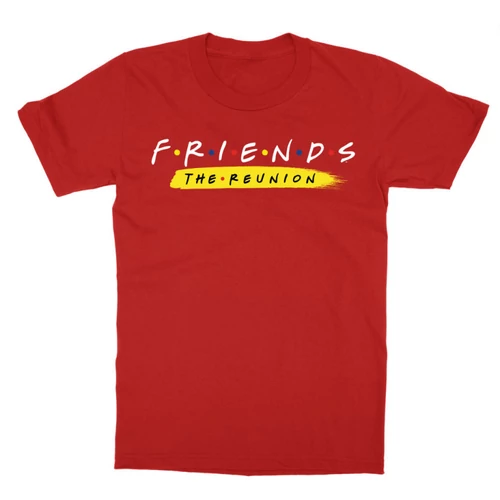 Piros Jóbarátok gyerek rövid ujjú póló - Friends Reunion Logo