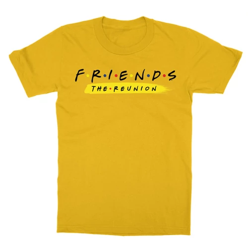 Sárga Jóbarátok gyerek rövid ujjú póló - Friends Reunion Logo