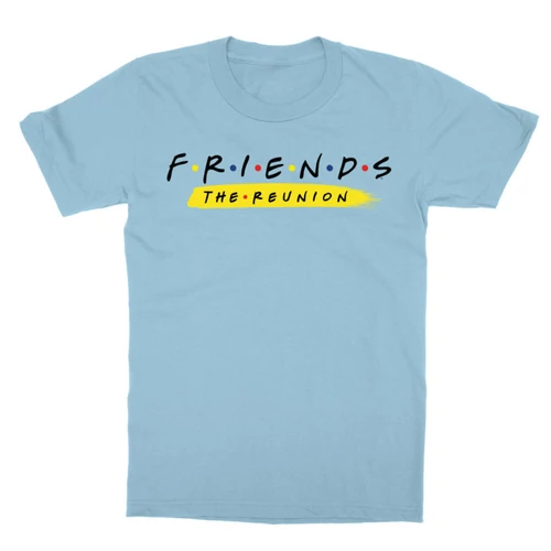 Világoskék Jóbarátok gyerek rövid ujjú póló - Friends Reunion Logo