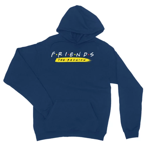 Királykék Jóbarátok kapucnis pulóver - Friends Reunion Logo