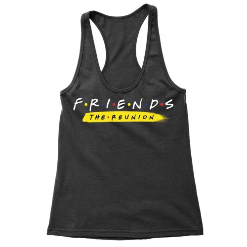 Fekete Jóbarátok női trikó - Friends Reunion Logo