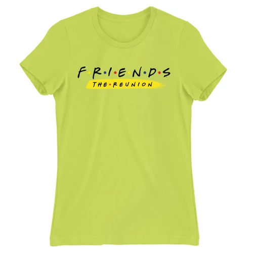 Almazöld Jóbarátok női rövid ujjú póló - Friends Reunion Logo