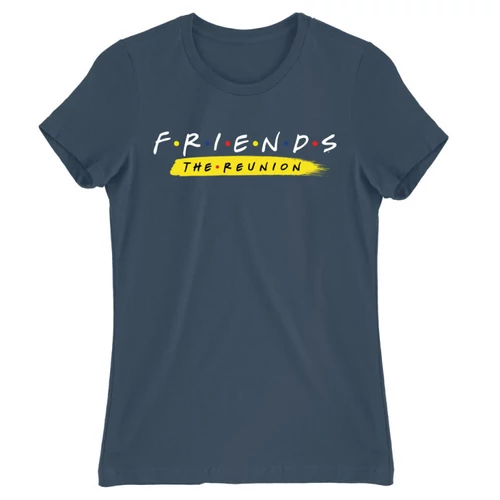 Denim Jóbarátok női rövid ujjú póló - Friends Reunion Logo