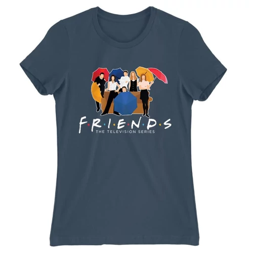 Denim Jóbarátok női rövid ujjú póló - Friends Team