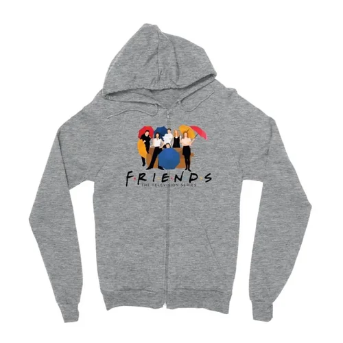 Sportszürke Jóbarátok zipzáros pulóver - Friends Team