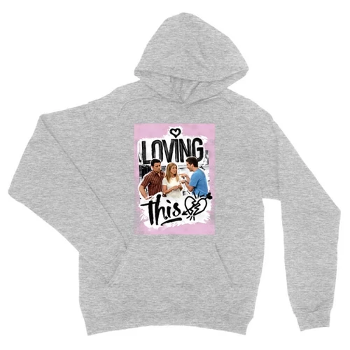 Sportszürke Jóbarátok kapucnis pulóver - Friends  - Loving this