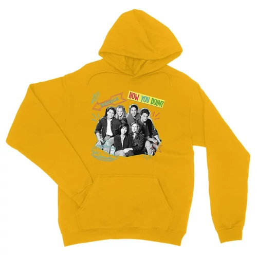 Sárga Jóbarátok unisex kapucnis pulóver - How you doin? - Team