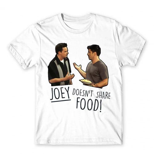 Homok Jóbarátok férfi rövid ujjú póló - Joey doesn't share food