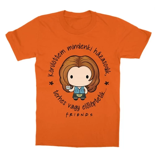 Narancs Jóbarátok gyerek rövid ujjú póló - Körülöttem mindenki