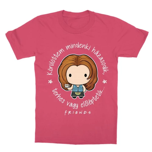 Pink Jóbarátok gyerek rövid ujjú póló - Körülöttem mindenki