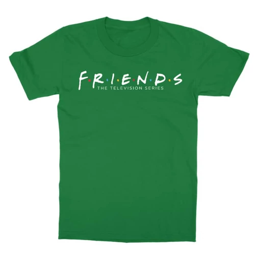 Zöld Jóbarátok gyerek rövid ujjú póló - Friends Logo
