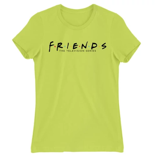 Almazöld Jóbarátok női rövid ujjú póló - Friends Logo